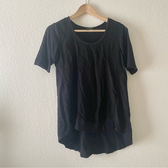 Anthro left of center Ellesmere hi low tee - Picture 2 of 4